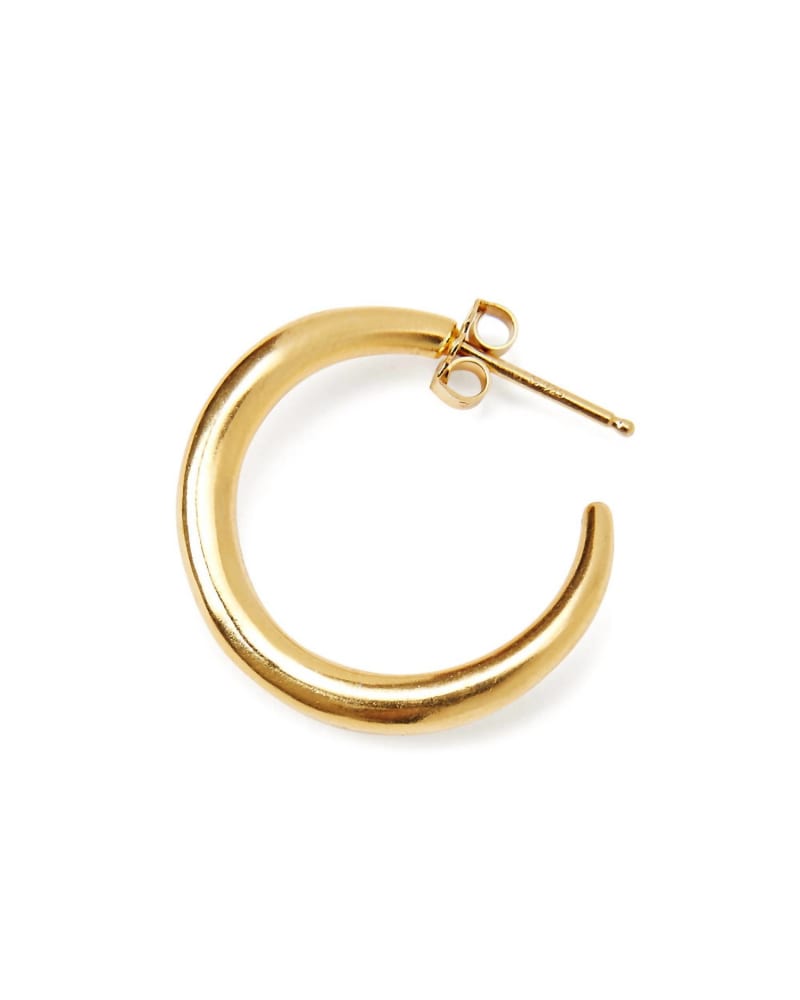 Front of a size O/S Women'S Mini Infinity Hoop Earrings in Gold in Gold by CHAN LUU. | dia_product_style_image_id:331157